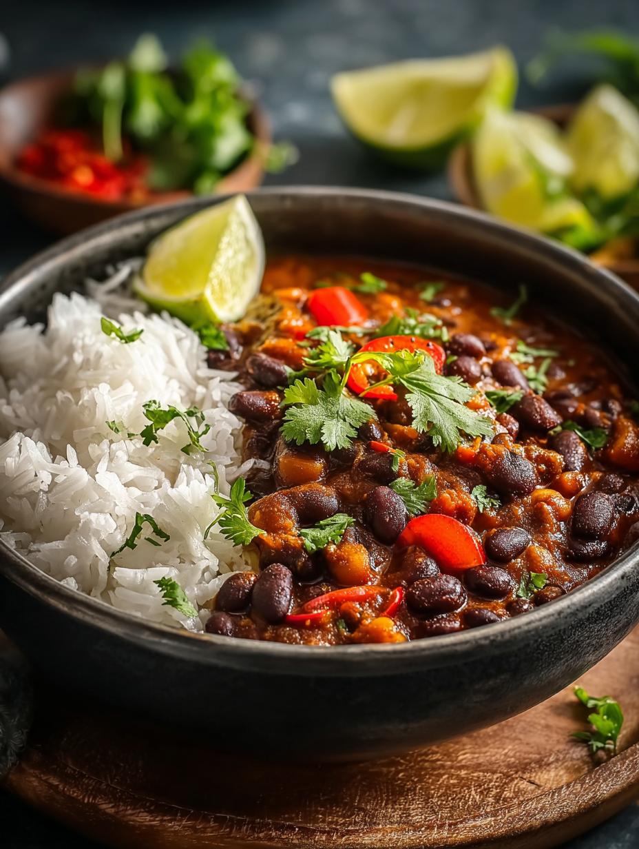 Vegan Black Bean Curry: 5 Ingredients for Pure Bliss - Vegan Black Bean Curry - additional detail