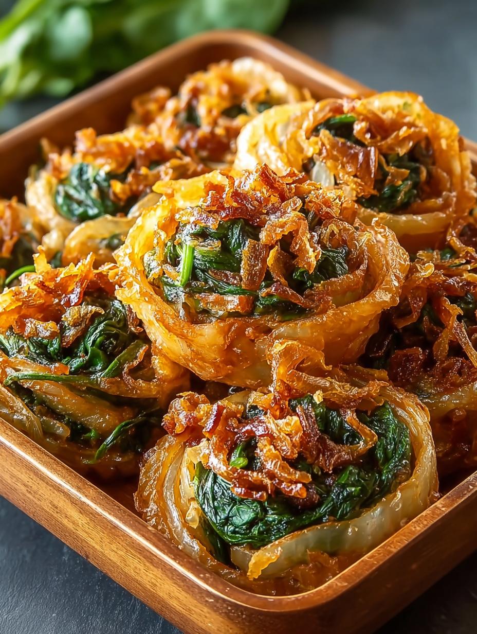 Vegan Caramelized Onion Spinach: 5 Comforting Dishes - Vegan Caramelized Onion Spinach - additional detail